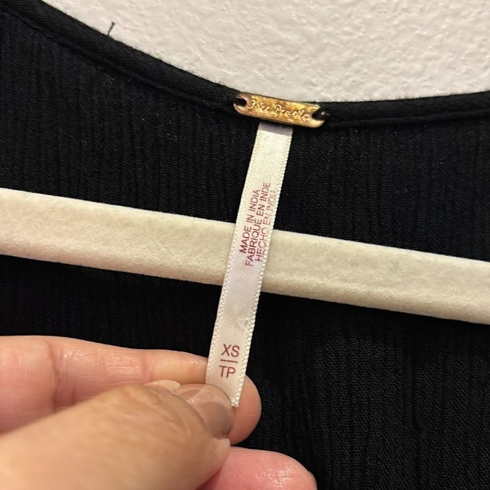 Free People Luca Embroidered Top XS Boho Cropped​​​​​​​ - Picture 6 of 10